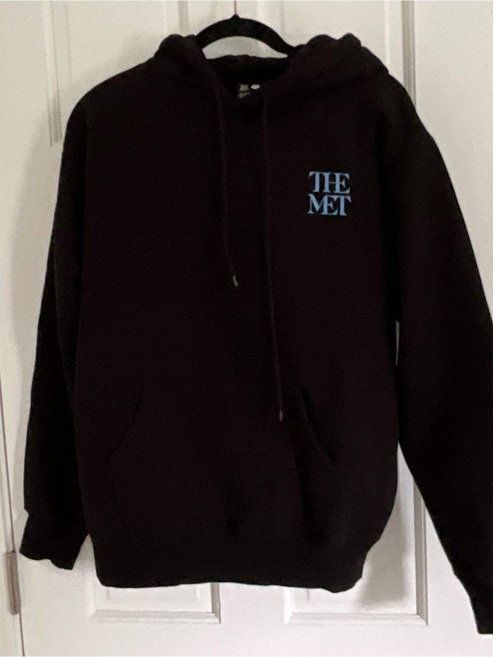 The Met Black Logo Hoodie - women’s  Pullover Sweatshirt